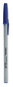A Picture of product UNV-27421 Universal™ Ballpoint Stick Pen Fine 0.7 mm, Blue Ink, Gray/Blue Barrel, Dozen