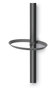 A Picture of product ABA-PMFESTN Alba™ Festival Coat Stand with Umbrella Holder, Five Knobs, 14w x 14d 73.67h, Black