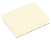 A Picture of product UNV-28062 Universal® Recycled Self-Stick Note Pads 1.5" x 2", Yellow, 100 Sheets/Pad, 12 Pads/Pack