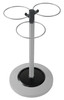 A Picture of product ABA-PMFLOWERN Alba™ Flower Umbrella Stand 13.75w x 13.75d 25.5h, Black/Silver