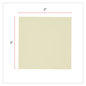 A Picture of product UNV-28068 Universal® Recycled Self-Stick Note Pads 3" x Yellow, 100 Sheets/Pad, 18 Pads/Pack