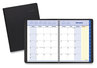 A Picture of product AAG-760605 AT-A-GLANCE® QuickNotes® Monthly Planner 11 x 8.25, Black Cover, 12-Month (Jan to Dec): 2024