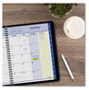 A Picture of product AAG-760805 AT-A-GLANCE® QuickNotes® Monthly Planner 8.75 x 7, Black Cover, 12-Month (Jan to Dec): 2025