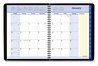 A Picture of product AAG-760805 AT-A-GLANCE® QuickNotes® Monthly Planner 8.75 x 7, Black Cover, 12-Month (Jan to Dec): 2024