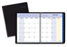 A Picture of product AAG-760805 AT-A-GLANCE® QuickNotes® Monthly Planner 8.75 x 7, Black Cover, 12-Month (Jan to Dec): 2025