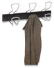 A Picture of product ABA-PMPRO3M Alba™ Wall-Mount Coat Hooks 18.11 x 2.95 6.45, Metal, Silver, 22 lb Capacity