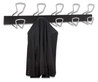 A Picture of product ABA-PMPRO5M Alba™ Wall-Mount Coat Hooks 29.92 x 2.95 6.45, Metal, Silver, 22 lb Capacity