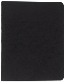 ACCO Pressboard Report Cover with Tyvek® Reinforced Hinge Two-Piece Prong Fastener, 3" Capacity, 8.5 x 11, Black/Black