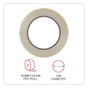 A Picture of product UNV-30018 Universal® 120# Utility Grade Filament Tape 3" Core, 18 mm x 54.8 m, Clear