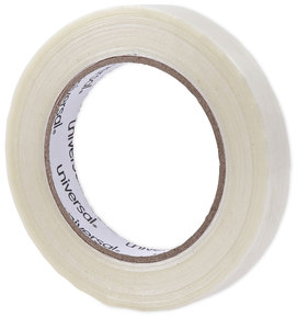 Universal® 120# Utility Grade Filament Tape 3" Core, 18 mm x 54.8 m, Clear