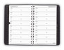 A Picture of product AAG-8001105 AT-A-GLANCE® Telephone/Address Book 4.78 x 8, Black Simulated Leather, 100 Sheets