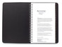 A Picture of product AAG-8001105 AT-A-GLANCE® Telephone/Address Book 4.78 x 8, Black Simulated Leather, 100 Sheets