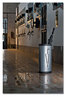 A Picture of product ABA-PMTRIA2M Alba™ Triangular Umbrella Stand Steel, 10.25w x 10.25d 23.67h, Silver/Black