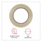 A Picture of product UNV-30024 Universal® 120# Utility Grade Filament Tape 3" Core, 24 mm x 54.8 m, Clear