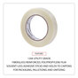 A Picture of product UNV-30024 Universal® 120# Utility Grade Filament Tape 3" Core, 24 mm x 54.8 m, Clear