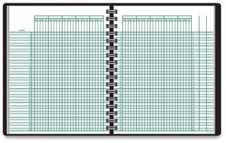 AT-A-GLANCE® Undated Class Record Book Nine to 10 Week Term: Two-Page Spread (35 Students), 10.88 x 8.25, Black Cover