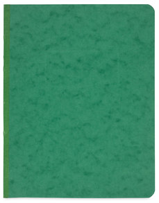 ACCO Pressboard Report Cover with Tyvek® Reinforced Hinge Two-Piece Prong Fastener, 3" Capacity, 8.5 x 11, Dark Green/Dark Green