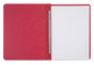 A Picture of product ACC-25978 ACCO Pressboard Report Cover with Tyvek® Reinforced Hinge Two-Piece Prong Fastener, 3" Capacity, 8.5 x 11, Red/Red