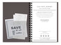 A Picture of product AAG-80620330 AT-A-GLANCE® Plan. Write. Remember.® Planning Notebook Two Days Per Page , 9 x 6, Gray Cover, Undated