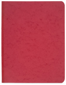 ACCO Pressboard Report Cover with Tyvek® Reinforced Hinge Two-Piece Prong Fastener, 3" Capacity, 8.5 x 11, Red/Red