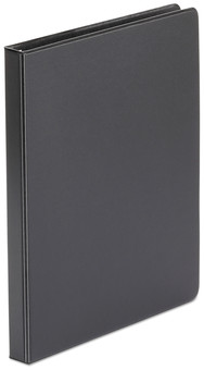 Universal® Economy Non-View Round Ring Binder 3 Rings, 0.5" Capacity, 11 x 8.5, Black