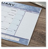 A Picture of product AAG-89701 AT-A-GLANCE® Slate Blue Desk Pad 22 x 17, Sheets, Clear Corners, 12-Month (Jan to Dec): 2025