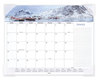 A Picture of product AAG-89803 AT-A-GLANCE® Seascape Panoramic Desk Pad Photography, 22 x 17, White Sheets, Clear Corners, 12-Month (Jan-Dec): 2024