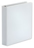 A Picture of product UNV-30722 Universal® Deluxe Easy-to-Open D-Ring View Binder 3 Rings, 1.5" Capacity, 11 x 8.5, White