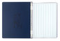 A Picture of product ACC-54073 ACCO PRESSTEX® Covers with Storage Hooks 2 Posts, 6" Capacity, 14.88 x 11, Dark Blue
