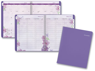 AT-A-GLANCE® Beautiful Day Planner Weekly/Monthly Vertical-Column Format, 11 x 8.5, Purple Cover, 13-Month (Jan to Jan): 2024 2025