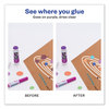 A Picture of product AVE-00226 Avery® Permanent Glue Stic™ 1.27 oz, Applies Purple, Dries Clear