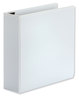 A Picture of product UNV-30752 Universal® Deluxe Easy-to-Open D-Ring View Binder 3 Rings, 3" Capacity, 11 x 8.5, White