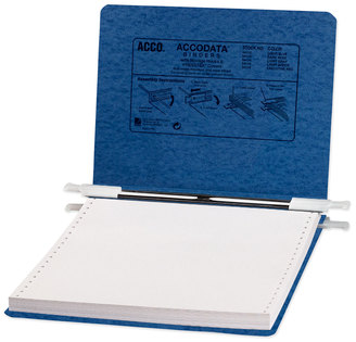 ACCO PRESSTEX® Covers with Storage Hooks 2 Posts, 6" Capacity, 9.5 x 11, Dark Blue