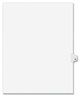 A Picture of product AVE-01016 Avery® Preprinted Style Legal Dividers Exhibit Side Tab Index 10-Tab, 16, 11 x 8.5, White, 25/Pack, (1016)