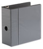 A Picture of product UNV-30755 Universal® Deluxe Easy-to-Open D-Ring View Binder 3 Rings, 5" Capacity, 11 x 8.5, Black