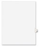 A Picture of product AVE-01018 Avery® Preprinted Style Legal Dividers Exhibit Side Tab Index 10-Tab, 18, 11 x 8.5, White, 25/Pack, (1018)