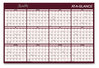 A Picture of product AAG-A152 AT-A-GLANCE® Reversible Horizontal Erasable Wall Planner 48 x 32, Assorted Sheet Colors, 12-Month (Jan to Dec): 2024