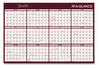 A Picture of product AAG-A152 AT-A-GLANCE® Reversible Horizontal Erasable Wall Planner 48 x 32, Assorted Sheet Colors, 12-Month (Jan to Dec): 2025