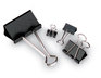 A Picture of product ACC-72010 ACCO Binder Clips Mini, Black/Silver, Dozen