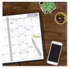 A Picture of product AAG-AY200 AT-A-GLANCE® DayMinder® Monthly Planner Academic Year, Ruled Blocks, 12 x 8, Black Cover, 14-Month (July to Aug): 2024 2025