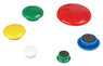 A Picture of product UNV-31250 Universal® Assorted Magnets Circles, Colors, 0.63", 1", 1.63" Diameters, 30/Pack