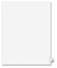 A Picture of product AVE-01025 Avery® Preprinted Style Legal Dividers Exhibit Side Tab Index 10-Tab, 25, 11 x 8.5, White, 25/Pack, (1025)