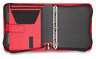 A Picture of product ACC-72206 Five Star® Tech® Zipper Binder 3 Rings, 1.5" Capacity, 11 x 8.5, Red/Black Accents