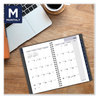 A Picture of product AAG-AYC2004523 AT-A-GLANCE® DayMinder® Academic Weekly/Monthly Planners Pocket Planner, Open Scheduling, 8 x 5, Charcoal Cover, 12-Month (July to June): 2022-2023