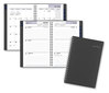 A Picture of product AAG-AYC2004523 AT-A-GLANCE® DayMinder® Academic Weekly/Monthly Planners Pocket Planner, Open Scheduling, 8 x 5, Charcoal Cover, 12-Month (July to June): 2022-2023