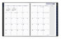 A Picture of product AAG-AYC47045 AT-A-GLANCE® DayMinder® Academic Monthly Planner Desktop Twin-Wire Binding, 11 x 8.5, Charcoal Cover, 12-Month (July to June): 2024-2025