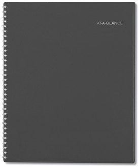 AT-A-GLANCE® DayMinder® Academic Weekly/Monthly Planners Desktop Planner, 11 x 8.5, Charcoal Cover, 12-Month (July to June): 2024 2025