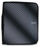 A Picture of product ACC-72536 Five Star® Zipper Binder 3 Rings, 2" Capacity, 11 x 8.5, Black/Gray Zebra Print Design