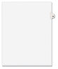 A Picture of product AVE-01030 Avery® Preprinted Style Legal Dividers Exhibit Side Tab Index 10-Tab, 30, 11 x 8.5, White, 25/Pack, (1030)