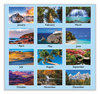 A Picture of product AAG-DMW20028 AT-A-GLANCE® Scenic Monthly Wall Calendar Landscape Photography, 12 x 17, White/Multicolor Sheets, 12-Month (Jan to Dec): 2025